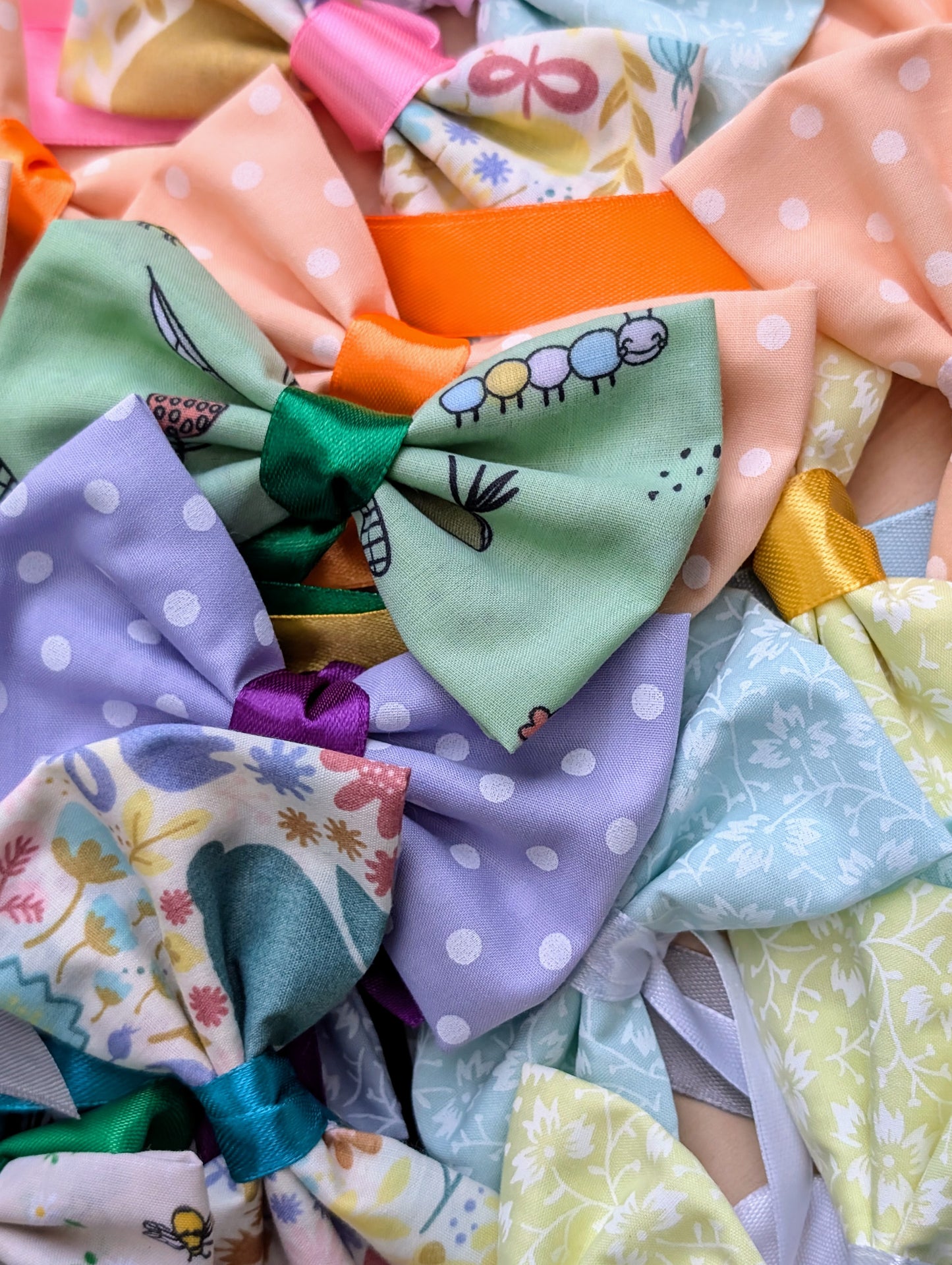 Easter Dog Grooming Ribboned Collar Bows