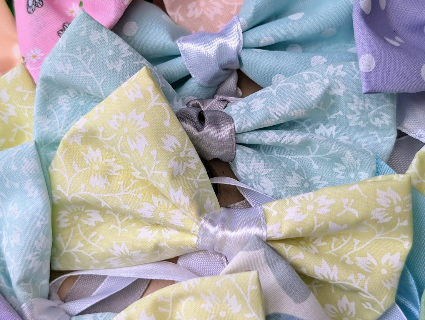Easter - Ribboned Collar Bows - Pre Order*