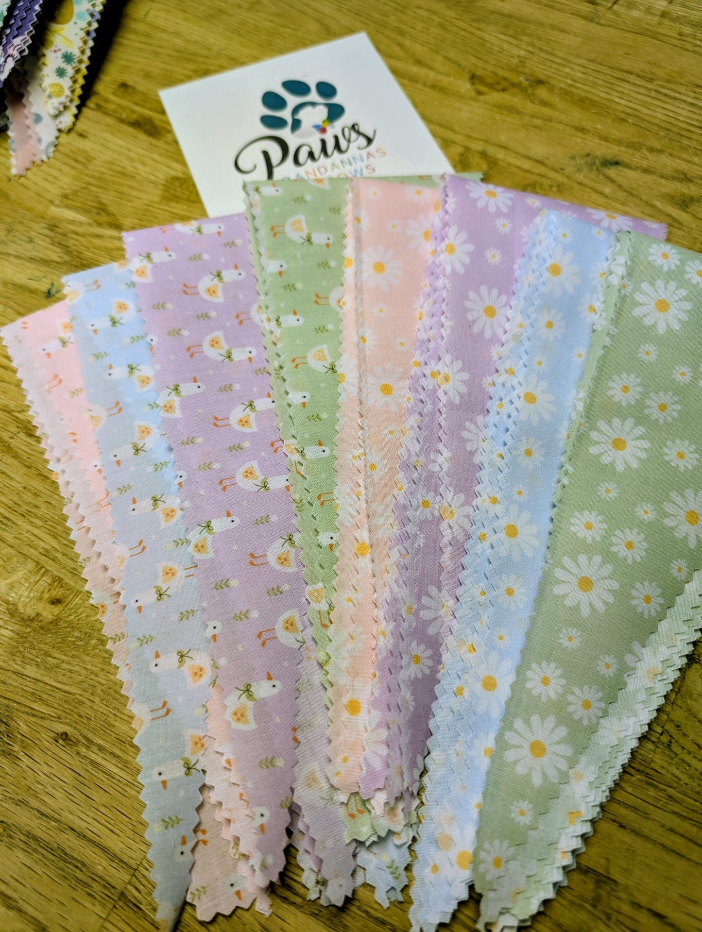 Easter Dog Grooming Bandanas - Small Only