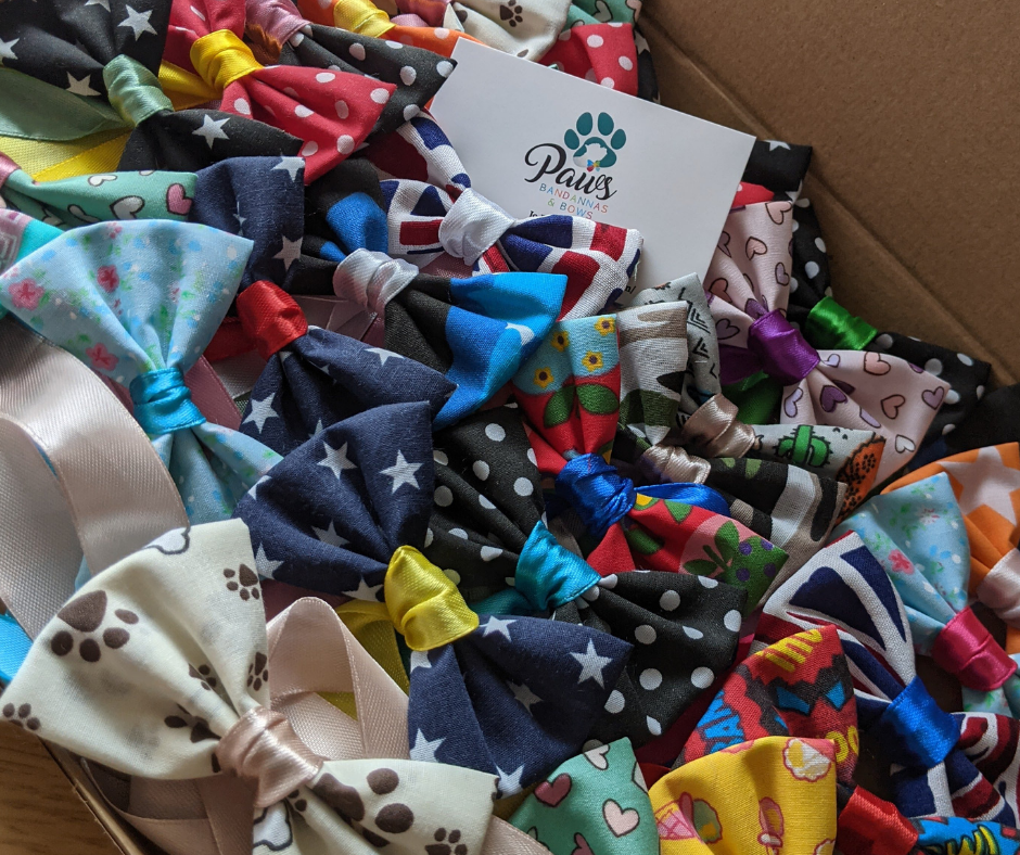 box of collar bows