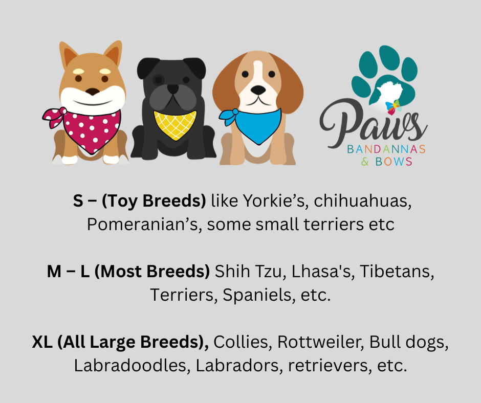 Themed Christmas Dog Grooming Bandanas