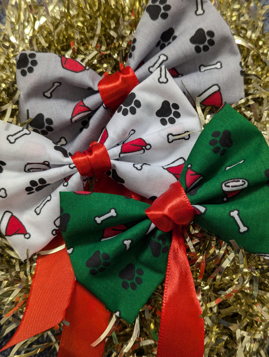 Christmas Dog Grooming Bows - Themed Sets