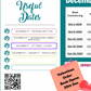 2025/2026 Dog Grooming Schedule - (A5 Digital Download)