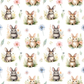rabbits on white fabric