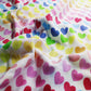 heart fabric for dog grooming bandanas