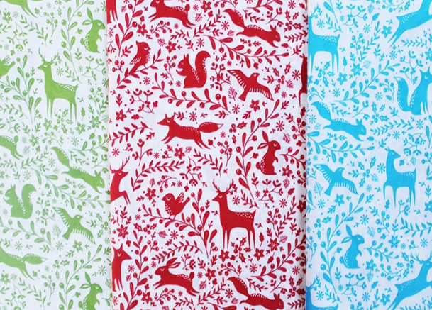 christmas dog grooming bandnana fabric