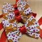 Themed Christmas - Ribboned Collar Bows - READY TO POST**
