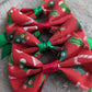 Themed Christmas - Ribboned Collar Bows - READY TO POST**