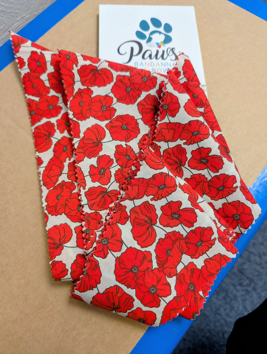 Poppy Dog Grooming Tie Bandanas