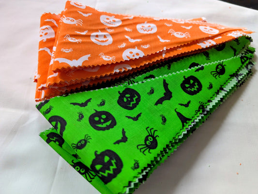 Halloween Dog Grooming bandanas mixed sizes bulk packs UK