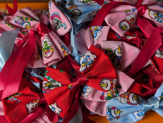 Christmas Dog Grooming Bows - Themed*