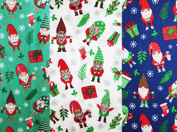 christmas dog grooming bandnana fabric