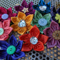 solid colour collar flowers