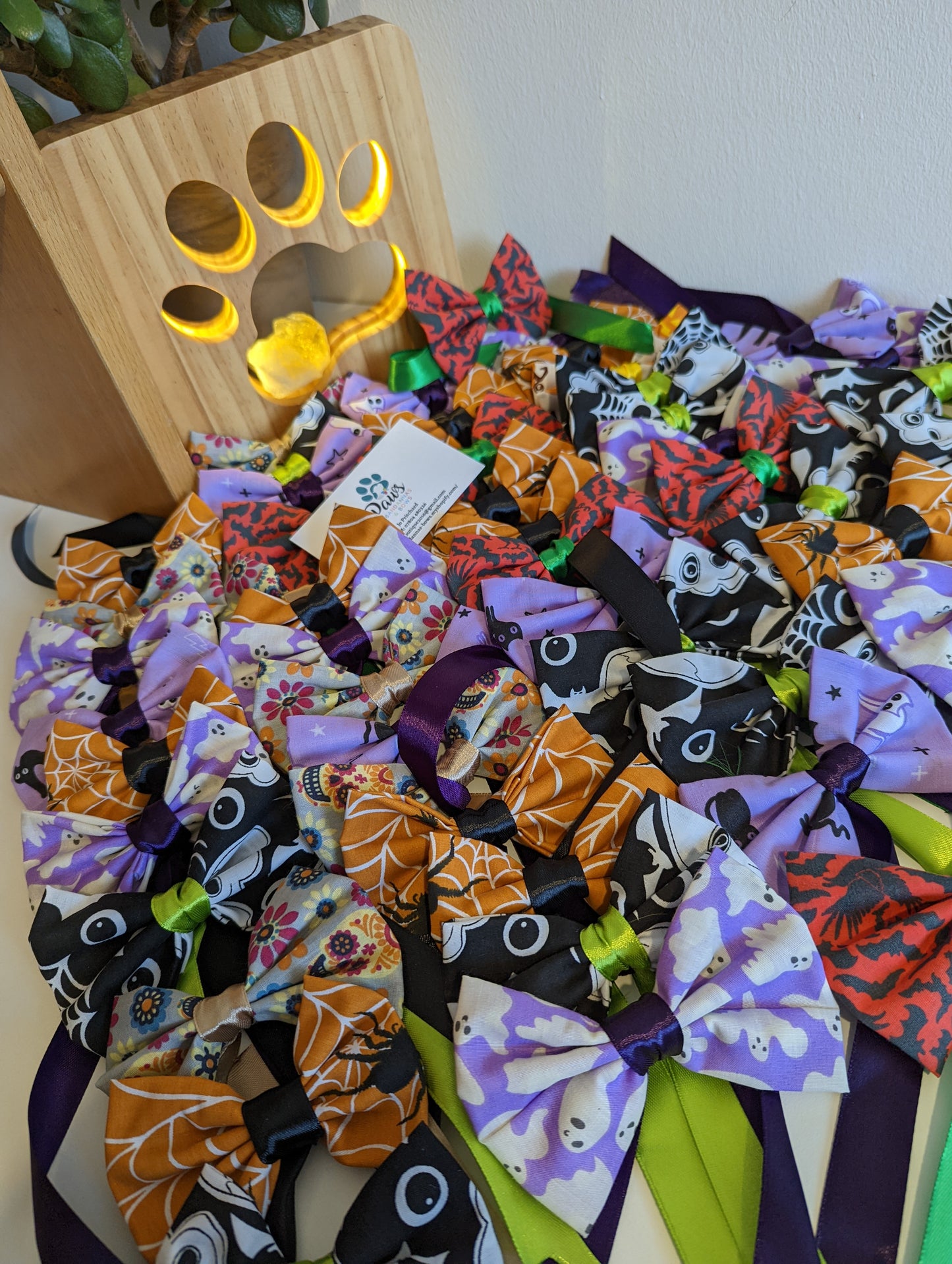 halloween dog grooming bows