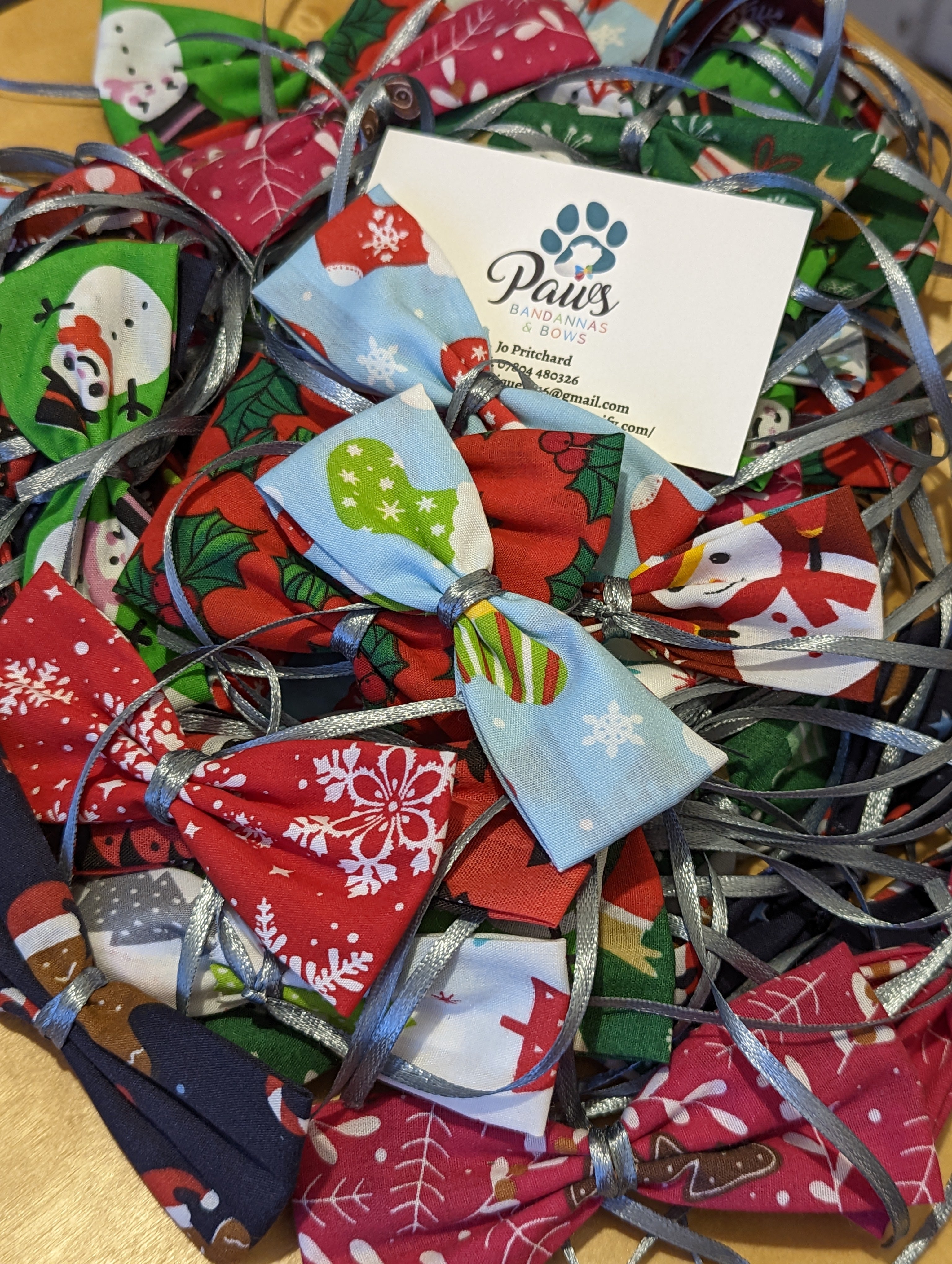 Christmas dog grooming clearance bows